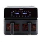 Friteuza dubla cu aer cald, 8 L, 1350 +1350 W  Zokura