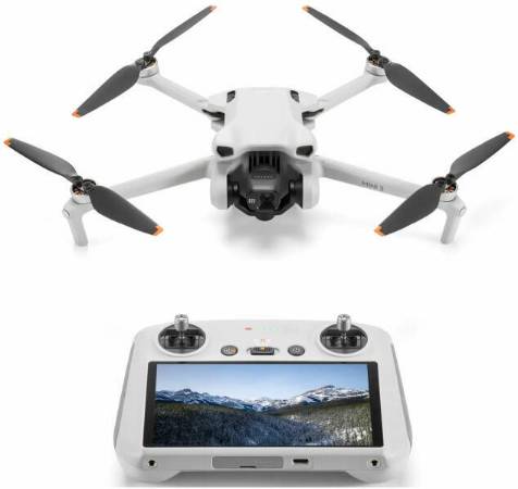 Drona DJI Mini 3 (DJI RC), 4K HDR Telecomanda Ecran