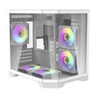 Sistem LuxuryCube GAMING PROLIGHT® Procesor Intel® i5-12400F 4.4GHz, 32GB RAM DDR4, 1TB SSD, VIDEO Nvidia RTX 4060 8GB, Windows 11 Pro, WiFi, Racire Lichid, Alb