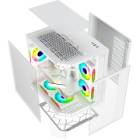Sistem LuxuryCube GAMING PROLIGHT® Procesor Intel® i5-12400F 4.4GHz, 32GB RAM DDR4, 1TB SSD, VIDEO Nvidia RTX 4060 8GB, Windows 11 Pro, WiFi, Racire Lichid, Alb