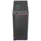 Carcasa AEROCOOL Skribble-G-BK-v1, ARGB, USB 3.0, Fara sursa, Negra