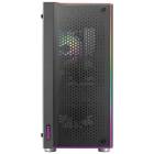 Carcasa AEROCOOL Skribble-G-BK-v1, ARGB, USB 3.0, Fara sursa, Negra