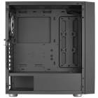 Carcasa AEROCOOL Skribble-G-BK-v1, ARGB, USB 3.0, Fara sursa, Negra
