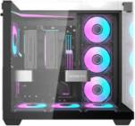 Sistem Desktop PC AI-STYLISHGAMING PROLIGHT Procesor Intel i7-12700F 4.9GHz, 32GB RAM, 1TB SSD, VIDEO Nvidia RTX 5070 12GB, Windows 11 Pro, Racire Lichid, Negru