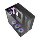 Sistem Desktop PC AI-STYLISHGAMING PROLIGHT Procesor Intel i7-12700F 4.9GHz, 32GB RAM, 1TB SSD, VIDEO Nvidia RTX 5070 12GB, Windows 11 Pro, Racire Lichid, Negru