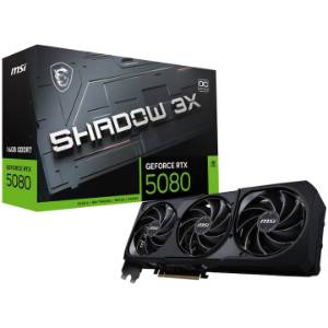 Placa video MSI GeForce RTX 5080 16G SHADOW 3X OC, 256 bit, GDDR7