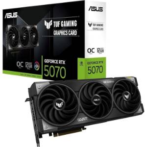 Placa video ASUS GeForce RTX 5070 TUF Gaming OC 12 GB GDDR7 192 bit
