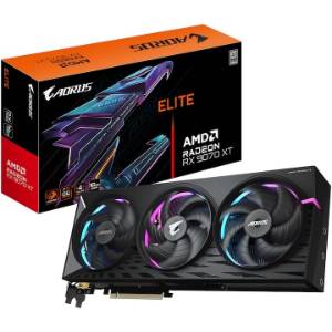 Placa video GIGABYTE AORUS Radeon™ RX 9070 XT ELITE, 16GB GDDR6, 256-bit