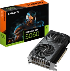 Placa Video GIGABYTE GEFORCE RTX 5060 WINDFORCE MAX OC 8GB GDDR7 128 bit, PCIE 5.0, 3x DP 1x HDMI