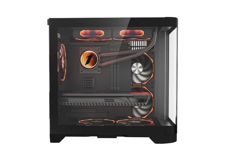 LuxuryCUBE PC GAMING PROLIGHT® AMD Ryzen 5 9600X, 16GB RAM DDR5, 1TBSSD, Nvidia RTX 5060TI 16Gb,Wifi+BT,Lichid, preinstalare Windows 11 Home/Pro