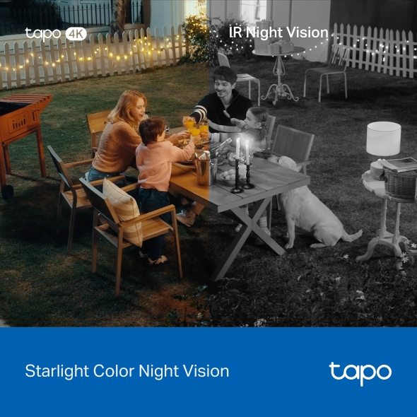 Camera Supraveghere Smart WiFi TP-Link Tapo C560WS Outdoor, Pan/Tilt 360°, 8MP 4K, AI Face Recognition, WiFi 6, Color Night Vision, IP66