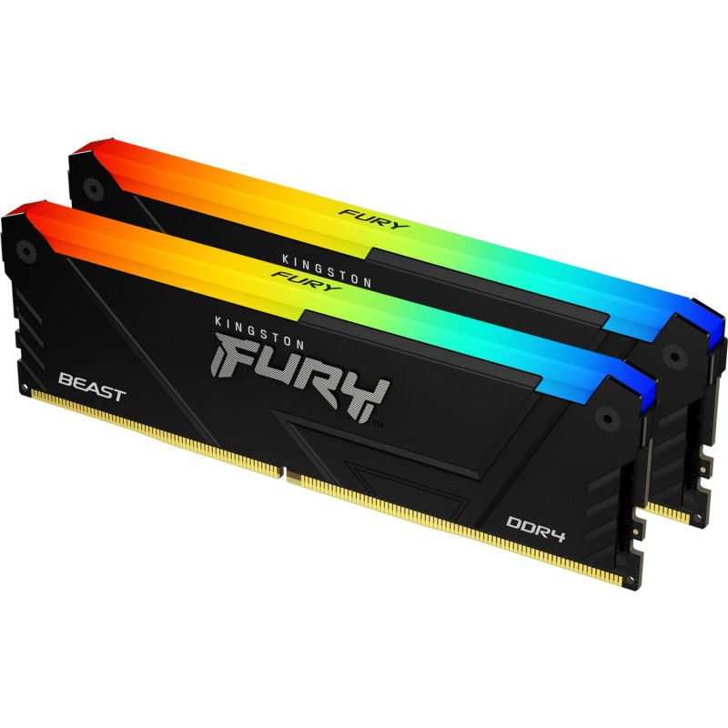 Memorie DDR4 Kingston 32GB 3200MT/s DDR4 CL16 DIMM (Kit of 2) FURY Beast